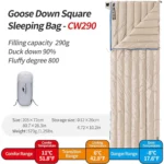 Naturehike Caqui-L Saco de dormir envolver - Imagen 6