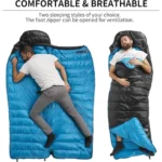 Naturehike Piuma d’oca Negro L 220×85 cm Saco de dormir - Imagen 6