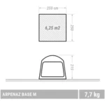 Quechua Arpenaz Base M 6 Personas Habitáculo Carpa - Imagen 3