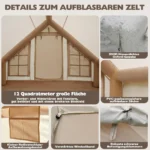 Gaonala 8 Personas Tienda de campaña - Imagen 2