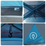 vidaXL Azul 9 Personas Tienda de campaña - Imagen 12