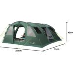 Skandika Gotland Verde 6 Personas Tienda de Campaña Túnel - Imagen 2