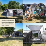 Skandika Gotland Gris 6 Personas Tienda de Campaña Túnel - Imagen 3