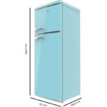 Frigorífico Cecotec Bolero CoolMarket 215L E Azul 2D Origin - Imagen 3