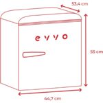 Nevera mini F Verde EVVO F20 45L Clase de eficiencia energética - Imagen 3