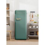 Frigorífico combi CREATE RETRO FRIDGE 150 281 L 102 W Clase energética D Verde Maneta Oro - Imagen 5