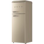 Frigorífico Beige Dos Puertas 170L 45L Clase E EVVO F45 - Imagen 5