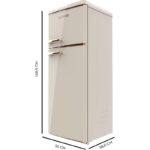 Frigorífico Cecotec Bolero 215L CoolMarket 2D Beige Origin - Imagen 4
